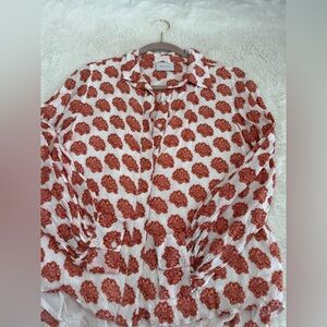 Rue Stiic Jodi Balloon Sleeves Shirt - Ottoman Dream Rooibos